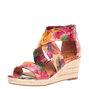 Patricia Nash ■ (8.5) Rubio Floral Wedge Sandals